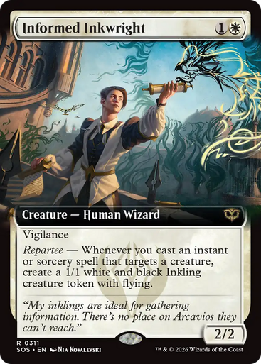 Informed Inkwright (Extended Art Foil) | Secrets of Strixhaven、Magic: The Gathering、kayou