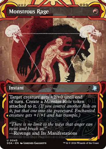 Monstrous Rage (Mystical Archive Foil) | Secrets of Strixhaven Mystical Archive、Magic: The Gathering、kayou