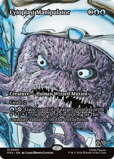 Cytoplast Manipulator (Borderless Source Material Foil) | Teenage Mutant Ninja Turtles Source Material、Magic: The Gathering、kayou