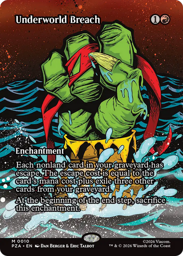 Underworld Breach (Borderless Source Material Foil) | Teenage Mutant Ninja Turtles Source Material、Magic: The Gathering、kayou
