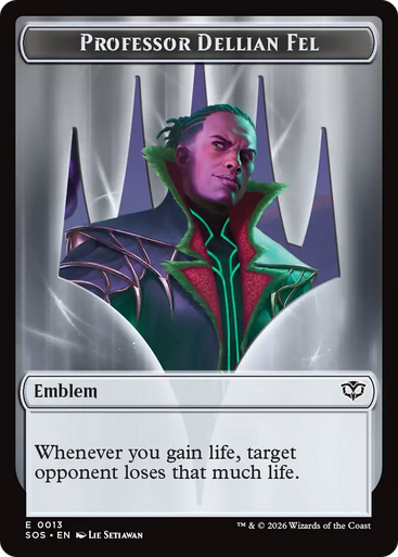 Secrets of Strixhaven - Professor Dellian Fel Emblem | Secrets of Strixhaven、Magic: The Gathering、kayou