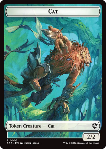 Secrets of Strixhaven Commander - Cat Token | Secrets of Strixhaven Commander、Magic: The Gathering、kayou