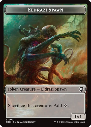 Secrets of Strixhaven Commander - Eldrazi Spawn Token (Foil) | Secrets of Strixhaven Commander、Magic: The Gathering、kayou