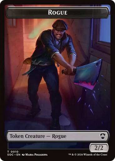 Secrets of Strixhaven Commander - Rogue Token (Foil) | Secrets of Strixhaven Commander、Magic: The Gathering、kayou