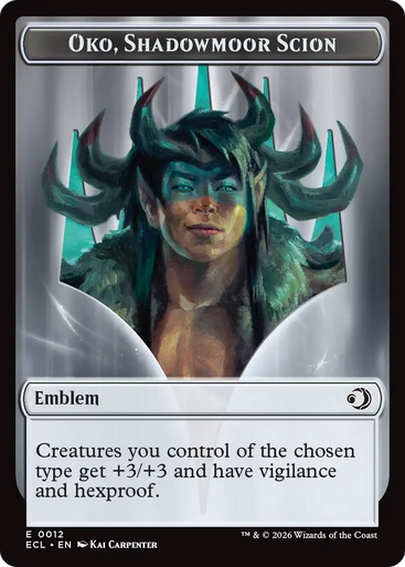 Lorwyn Eclipsed - Oko, Shadowmoor Scion Emblem | Lorwyn Eclipsed、Magic: The Gathering、kayou
