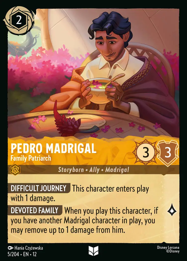 Pedro Madrigal - Family Patriarch (Foil) | Wilds Unknown、Disney Lorcana、kayou