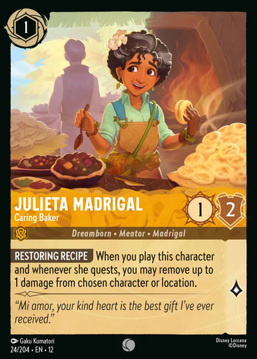 Julieta Madrigal - Caring Baker (Foil) | Wilds Unknown、Disney Lorcana、kayou