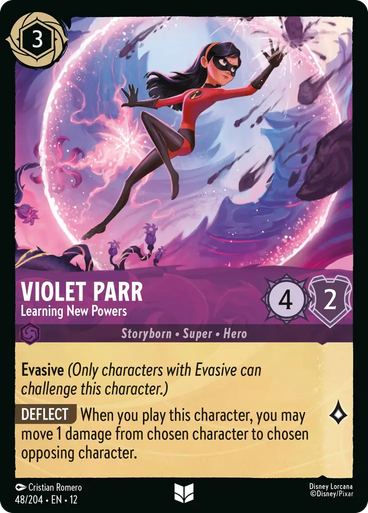 Violet Parr - Learning New Powers (Foil) | Wilds Unknown、Disney Lorcana、kayou
