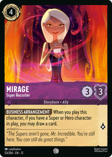 Mirage - Super Recruiter (Foil) | Wilds Unknown、Disney Lorcana、kayou