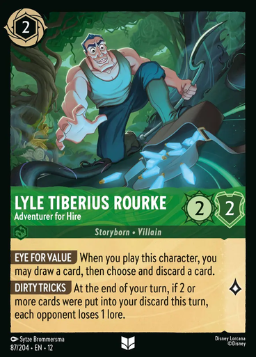Lyle Tiberius Rourke - Adventurer for Hire (Foil) | Wilds Unknown、Disney Lorcana、kayou