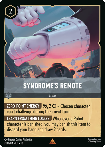 Syndrome's Remote (Foil) | Wilds Unknown、Disney Lorcana、kayou