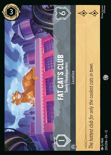 Fat Cat's Club - Seedy Headquarters (Foil) | Wilds Unknown、Disney Lorcana、kayou