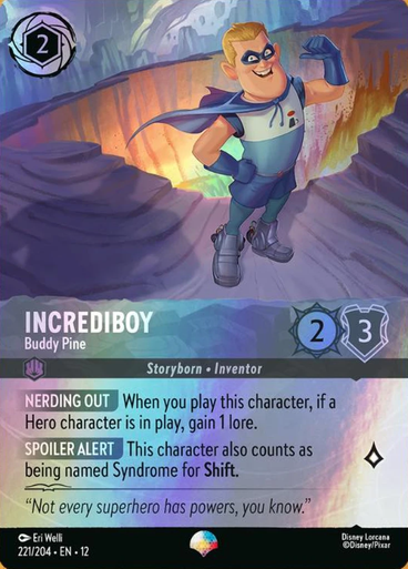 Incrediboy - Buddy Pine (Epic Rare) | Wilds Unknown、Disney Lorcana、kayou
