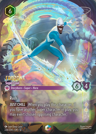 Frozone - Super Cool (Enchanted Rare) | Wilds Unknown、Disney Lorcana、kayou