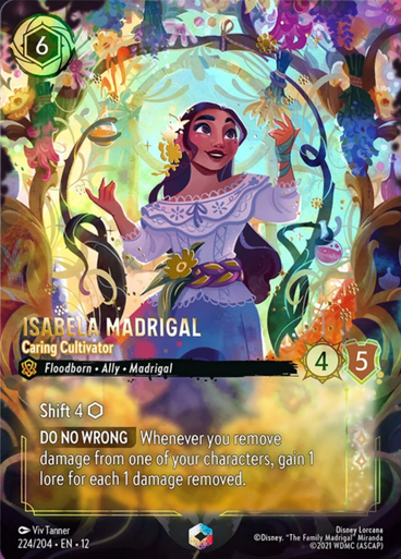 Isabela Madrigal - Caring Cultivator (Enchanted Rare) | Wilds Unknown、Disney Lorcana、kayou