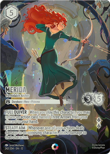 Merida - Formidable Archer (Iconic Rare) | Wilds Unknown、Disney Lorcana、kayou