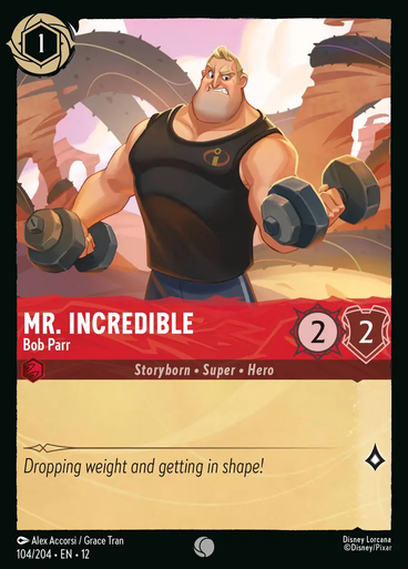 Mr. Incredible - Bob Parr (Foil) | Wilds Unknown、Disney Lorcana、kayou