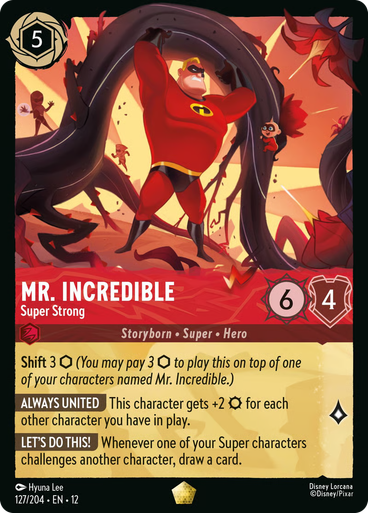 Mr. Incredible - Super Strong (Foil) | Wilds Unknown、Disney Lorcana、kayou