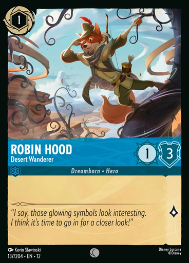 Robin Hood - Desert Wanderer (Foil) | Wilds Unknown、Disney Lorcana、kayou