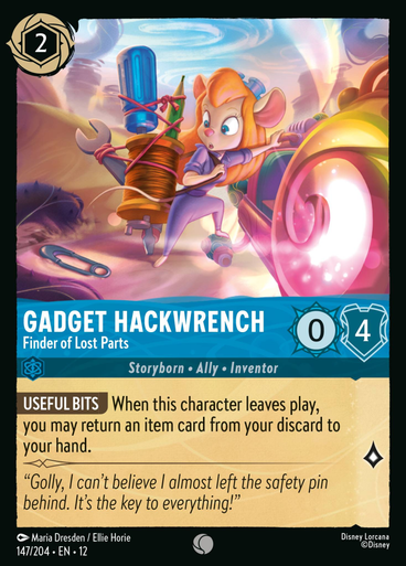 Gadget Hackwrench - Finder of Lost Parts (Foil) | Wilds Unknown、Disney Lorcana、kayou
