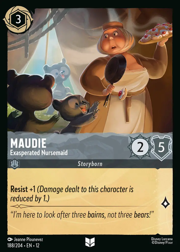 Maudie - Exasperated Nursemaid (Foil) | Wilds Unknown、Disney Lorcana、kayou