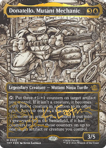 Donatello, Mutant Mechanic (Signature Headliner) | Teenage Mutant Ninja Turtles、Magic: The Gathering、kayou