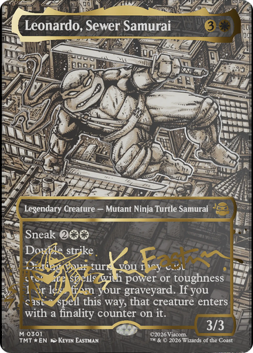 Leonardo, Sewer Samurai (Signature Headliner) | Teenage Mutant Ninja Turtles、Magic: The Gathering、kayou