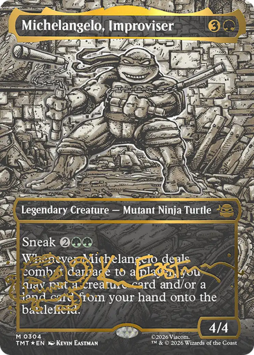 Michelangelo, Improviser (Signature Headliner) | Teenage Mutant Ninja Turtles、Magic: The Gathering、kayou