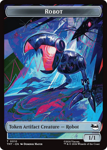 Teenage Mutant Ninja Turtles - Robot Token | Teenage Mutant Ninja Turtles、Magic: The Gathering、kayou