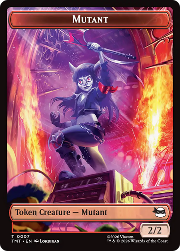 Teenage Mutant Ninja Turtles - Mutant Token (Foil) | Teenage Mutant Ninja Turtles、Magic: The Gathering、kayou