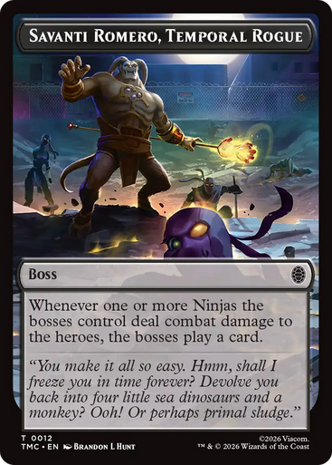 Teenage Mutant Ninja Turtles Commander - Savanti Romero, Temporal Rogue Token | Teenage Mutant Ninja Turtles Eternal、Magic: The Gathering、kayou