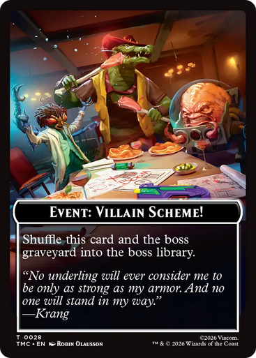 Teenage Mutant Ninja Turtles Commander - Event: Villain Scheme! | Teenage Mutant Ninja Turtles Eternal、Magic: The Gathering、kayou
