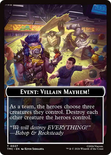 Teenage Mutant Ninja Turtles Commander - Event: Villain Mayhem! | Teenage Mutant Ninja Turtles Eternal、Magic: The Gathering、kayou