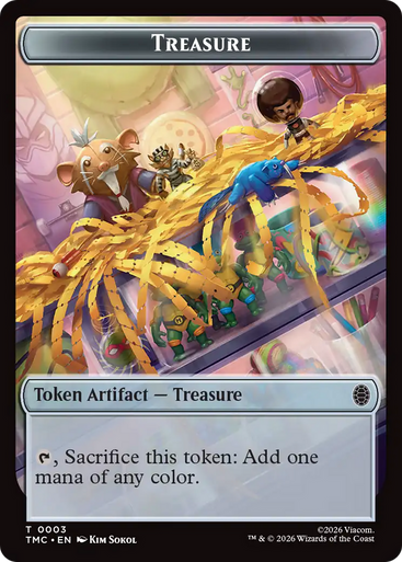 Teenage Mutant Ninja Turtles Commander - Treasure Token Token (Foil ...