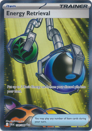 ME Chaos Rising 108/086 Energy Retrieval (Full Art)、Pokemon、kayou