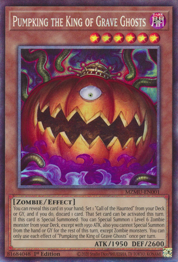 MZMU-EN001 Pumpking the King of Grave Ghosts (Collector's Rare)、Yu-Gi-Oh!、kayou