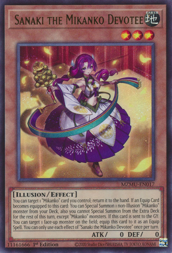 MZMU-EN017 Sanaki the Mikanko Devotee、Yu-Gi-Oh!、kayou