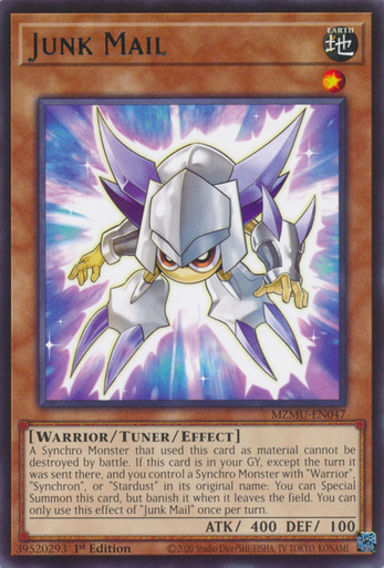 MZMU-EN047 Junk Mail、Yu-Gi-Oh!、kayou