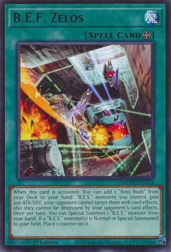 MZMU-EN114 B.E.F. Zelos、Yu-Gi-Oh!、kayou