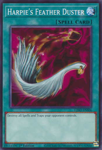 L26D-ENS06 Harpie's Feather Duster、Yu-Gi-Oh!、kayou