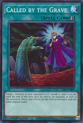 L26D-ENS09 Called by the Grave、Yu-Gi-Oh!、kayou
