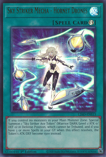 L26D-ENS13 Sky Striker Mecha - Hornet Drones、Yu-Gi-Oh!、kayou