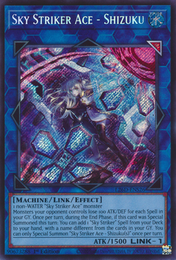 L26D-ENS26 Sky Striker Ace - Shizuku (Secret Rare) (Alternate Art)、Yu-Gi-Oh!、kayou