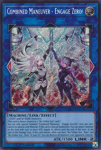 L26D-ENS33 Combined Maneuver - Engage Zero! (Secret Rare)、Yu-Gi-Oh!、kayou