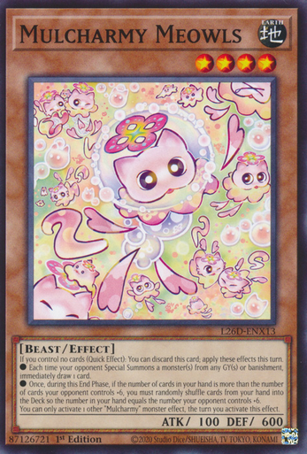 L26D-ENX13 Mulcharmy Meowls、Yu-Gi-Oh!、kayou