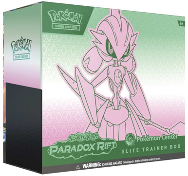 Scarlet and Violet Paradox Rift Elite Trainer Box Iron Valiant POKEMON CENTER (Green & Pink)、Pokemon、kayou