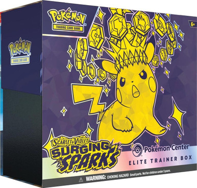 Scarlet and Violet Surging Sparks Elite Trainer Box POKEMON CENTER、Pokemon、kayou