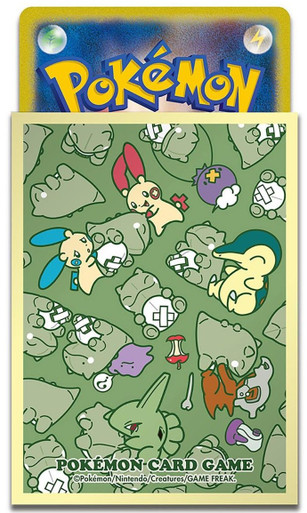 Pokemon Center Japan - Amie Substitute (Yellow Border) Sleeves (64)、Pokemon、kayou