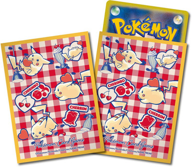 Pokemon Center Japan - Pikachu Heart (Yellow Border) Sleeves (64)、Pokemon、kayou