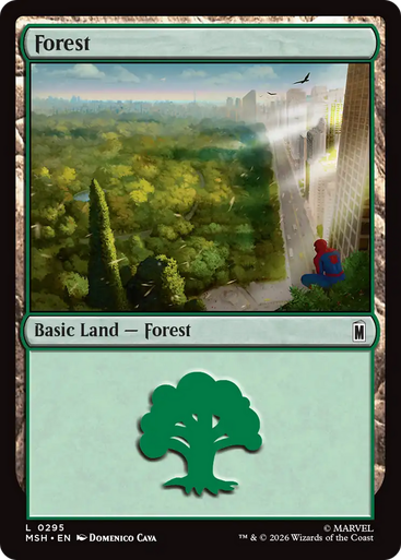 Forest (#295) | Marvel Super Heroes、Magic: The Gathering、kayou